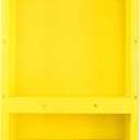Ready for Tile Waterproof Leak Proof 16" x 20" Bathroom Recessed Shower Niche - Double Bathroom Shelf Organizer Storage for Shampoo & Toiletry Storage - Flush Mount Installation Yellow