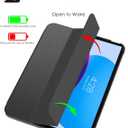 Soke Case for iPad 11th Generation (A16) 11-inch 2025 & 10th Gen 10.9-inch 2022 - [ Auto Wake/Sleep + Slim Trifold Stand], Protective Hard PC Back Cover for Apple iPad 11/10 - Black