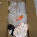 4 Sets Basketball Party Balloons Stand Kit with Basketball Foil Balloons Sport Theme Party Ball Balloon Centerpiece for Tables for Sports Themed Birthday Baby Shower Decoration