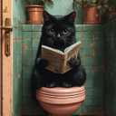 Obterie Black Cat Paint by Numbers Kit for Adults Beginner Animals Oil Painting Kit Adult Paint by Number Kits on Canvas DIY Painting for Beginners Art by Numbers for Gifts Home Wall Decor 16x20 Inch