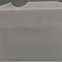 Red Co. Set of 3 Glossy White Acrylic Cube Display Nesting Risers with Hollow Bottoms