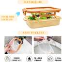 Set Of 2 Reusable Large Fruit And Veggie Savers, Silicone Fruit Storage Box, Fresh Stretch Pods For Food Saver, Ideal For Roast Chicken, Garlic, Onions, Lemons, Watermelon and Potatoes (Orange)