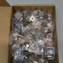 Home Expert 25 Pack Cabinet Knobs Brushed Nickel Kitchen Cabinet Knobs Silver Knobs for Dresser Drawers Kitchen Hardware for Cabinets Square Drawer Pulls