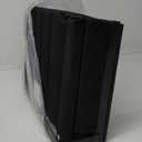 SPORT BEATS Stadium Seats with Back Support Bleacher Chairs with Back and Cushion Thick Padded Bleacher Seats Includes Shoulder Strap (Black)