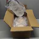 YONILL Mini Double Dutch Oven for Sourdough Bread Baking - Enameled Cast Iron Dutch Oven Pot with Lid and 5" Banneton Bread Proofing Basket Kit, Dual Round Bread Loaf Pan for Homemade Baking (Red)