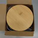 Cherry Blossom Bonsai Tree House Building Flowers Set for Adults, 1382 Pcs Micro-Particle Ideas Sakura Tree Building Blocks, Complete with String Lights, Dust Cover, and Wooden Base