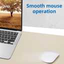 AFIING Leather Desk Pad Protector,Mouse Pad,Office Desk Mat, Non-Slip PU Leather Desk Blotter,Large Desk Mat,Waterproof Keyboard Mat for Office/Home/Decor (Beige,35" x 17")