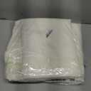 Ascoza 2pack 90x132 Inch Ivory Rectangular Tablecloth 8 Feet Table Cloth in Polyester Fabric for Wedding/Banquet/Restaurant/Parties