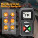 Nilight Car Battery Tester 6V 12V 24V Accurate Digital Auto Analyzer 100-2000 CCA Voltage SOH SOC Internal Resistance Test for Cars Trucks SUV ATV Boats Motorcycles Vehicle