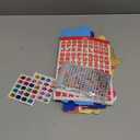 Chinco 38 Pieces Paper Crowns Princess Prince Hats Birthday Party Crowns Craft Jewels Gem Number Letter Sticker for DIY Classroom Decor