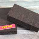 T.F GHG Dense Foam Needle Felting Mat - Black Large Rectangle/Square Thickened Mat - Flat Panel Foam Pad Pin Cushion Mat Holder Craftwork Tool (Rectangle, 10" X 6" X 2" * 2Pcs)