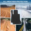 Floor Mats Custom Fit Mercedes Benz-C Class Sedan Only 2022-2025 2026 W206 S206 Rubber Full Black Car Liners All Weather Odorless