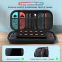 Number-one Hard Carrying Case for NS Switch Travel Carrying Case Storage Bag with Carry Handle, Hard Shell Protection Bag Portable Pouch for NS Switch Console & Accessories