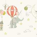 Elephant Dream_SkyWhite Poster Print - Sue Skellern (36 x 18)