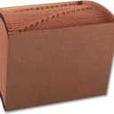 1InTheOffice Expanding File Folder 31 Sections, Accordion File Organizer, Numerical Open Top Pocket Expanding File Folder, Letter Size