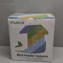 Bird Feeder with Camera Solar Powered - Smart Bird Feeder Camera 2K HD Live Stream, 5MP Photos, AI Identification for Backyard, 2.4Lb Large Capacity, Gifts for Mom Dad, Blue