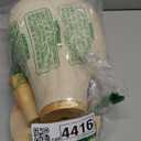 Peohud 21 Inch Mannequin Head, Canvas Wig Head Stand with Detachable Wood Stand, Linen Hat Display Model Head for Caps, Headdress, Wig Making