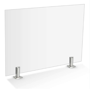 Frameless Glass Railing Panel - 1/2'' Clear Tempered Glass Railing System with 2 Posts - 42" High x 4 FT Long - Install Ready - Indoor and Outdoor Use - Smart Guard Easy Clean (Brushed Stainless)Frameless Glass Railing Panel - 1/2'' Clear Tempered Gl