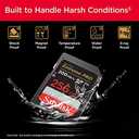 SANDISK 256GB Extreme PRO SDXC UHS-I Memory Card - C10, U3, V30, 4K UHD, SD Card - SDSDXXD-256G-GN4IN