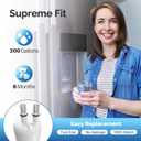 ICEPURE W10295370A Refrigerator Water Filter Compatible with EDR1RXD1, EDR1RXD1B, WHR1RXD1, KAD1RXD1, 46-9081, 46-9930, P5WB2L, P8RFWB2L and W10311524 Air Filter 3 Combo