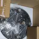 Livex Lighting 5 Light Black Flush Mount, 13.75 x 13.75 x 13.75