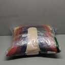 70's Retro Vintage Geomtric Shape No.2 Throw Pillow (18x18)