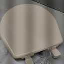 Bemis 730SLEC Slow Close Toilet Seat, Easy Clean Hinges and Durable Plastic Seat, Made in USA, Round, Bone