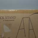 Hammock Chair Stand, Heavy-Duty A-Frame Metal Swing Stand for Indoor and Outdoor, Suitable for Most Hanging Chairs, Easy to Assemble & Store, Hammock Chair not Included (Black)