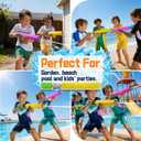 Water Guns for Kids Adults Toddler, High-Capacity Foam Squirt Gun Toy, Summer Fun Water Toys for Pool Outdoor Beach Games, Water Blaster for Ages 4-8 8-12 Boys Backyard Party Play(11.8" 12PCS)
