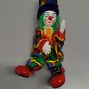 Clown Doll Clown Figure Doll Halloween Ornaments Home Table Desk Top Decor - #4