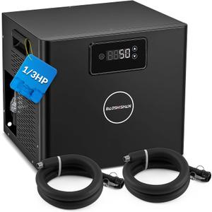 BAOSHISHAN Cold Plunge Chiller 1/3 HP for Ice Bath Tubs, with Built-in Filter & Pump, Easy Setup with Insulated Hoses, Ideal for Ice Bath Cold Therapy Muscle Recovery 110V