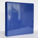 Easel Ring Binders - Flip Over The top Style Platform Construction. (Royal Blue, 11" X 8 1/2" Sheet Size Bound on 11" Side)