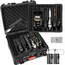 Pistol Gun Case for Multi Handguns - Hold Multiple Pistols & Magazines, Pre-cut Waterproof Hard Shell Gun Box, TSA Approved Pistol Case for SIG Sauer, Smith & Wesson, for Colt, for Revolver, for Glock
