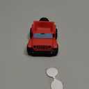 ANGGIKO 3.5 Inch Red Car Toy Match Most 2 in Rubber Ducks, Ducks for Jeeps, Vehicle Toys for Car Dashboard Decorations Accessory Rubber Duck Collection, Valentines Day Gifts for Kids Party Favors