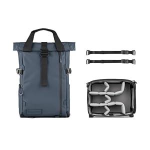 WANDRD PRVKE Rolltop 21L V4 Photography Bundle – Expandable Travel Camera Backpack with Essential Camera Cube and Laptop Sleeve