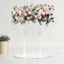 24'' Tall Wedding Centerpiece Table Decoration Acrylic Clear Flower Stand Display Rack for Event Party Decoration