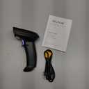 NETUM Bluetooth Barcode Scanner, Compatible with 2.4G Wireless & Bluetooth Function & Wired Connection, Connect Smart Phone, Tablet, PC, CCD Bar Code Reader Work with Windows, Mac,Android (NT-1228BC)