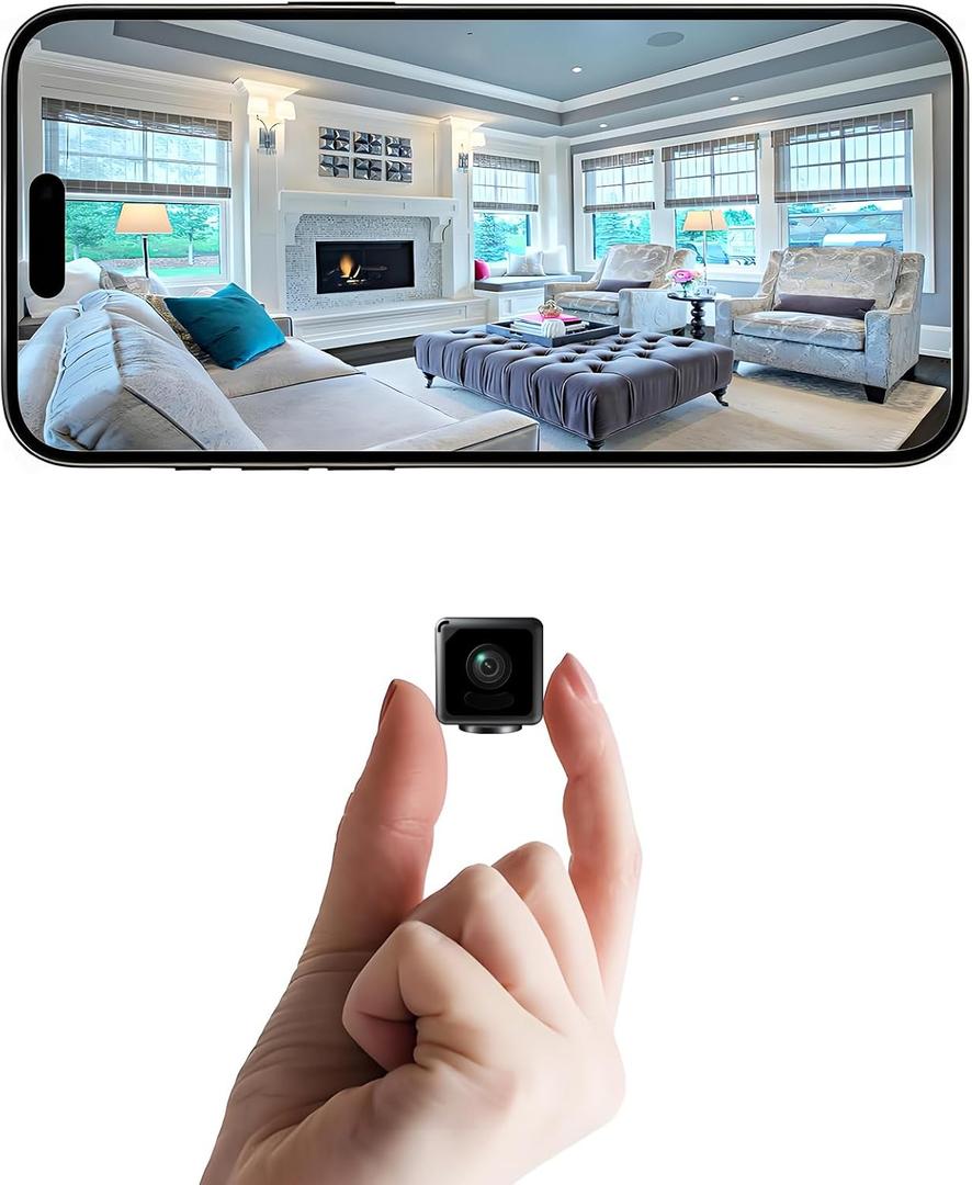 4K Mini Security Camera WiFi Wireless Camera Small Smart Portable HD Nanny Cam