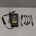 54.6V 2A Charger with 7 in 1 Plugs Output Heads, for 48V-54.6V Li-ion Battery, Replacement for Razor/Jetson/Voyage, gotrax, ninebot Series