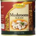 Roland Foods Canned Sliced Button Mushrooms, 16 Ounce Can, Pack of 4 BB: 10/22/2028