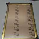 Wood 12x18 Frame Gold, Ornate Natural 18x12in Poster Picture Frame, Modern Golden 12 x 18inch Gallery Wall Photo Frame with HD Plexiglass, Horizontal Vertical Wall Mounting Display 1pcs