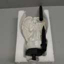 Hortsun 1 Pieces Garden Angel LED Solar Outdoor Lights Eternal Light Lawn Lamp Waterproof Solar for Outside Angel Cemetery Garden Decorations Yard Lawn Pathway Figurines