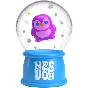 Schylling NeeDoh Squishmas Squish N' Snow Globes - Christmas Squeeze Toy - Assorted Colors - Ages 3 to Adult