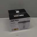 AROMA® Rice Cooker, 3-Cup (Uncooked) / 6-Cup (Cooked), Small Rice Cooker, Oatmeal Cooker, Soup Maker, Auto Keep Warm, 1.5 Qt, White, ARC-363NG