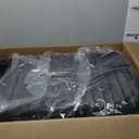 Amazon Basics 30" Hardside Large Checked Luggage, Hardshell Suitcase With Four Multi-directional Wheels, Expandable For Up to 15% More Space, Scratch-Resistant Shell, Black