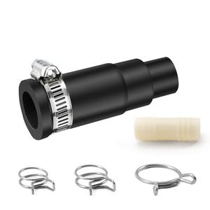 QruiLanTu Universal Dishwasher Drain HoseAdapter - Compatible Most Dishwashers, Dishwasher Garbage Disposal Connector,Includes 1 Inlet Connector, 1 Hose Clamp, and 3 Spring Clamps