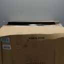 Solar Power Trampoline Basketball Hoop with Led Lights, Easy to Install Basketball Hoop Fit for 25mm Straight Pole & Curved Pole Outdoor Trampoline, Trampoline Basketball with Ball & Pump