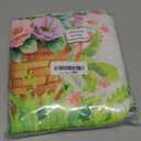 Happy Easter Bunny Kitchen Dish Drying Mat for Dishes 18x24 Inch Spring Colorful Floral Flower Basket Drying Mats Easter Eggs Dish Drainer Mat Super Absorbent Dish Rack Pad for Coffee Bar Sinks, 18" x 24", Easter Egg Bunny