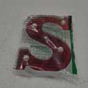 Samapet Light up Letters LED Marquee Letter Lights Alphabet Night Lights Sign for Wedding Birthday Party Christmas Home Bar Decoration, Red Mirrored Surface - S