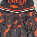 Rayekrot Cheerleader Costume for Girls Halloween Cosplay Scary Bloody Cheerleader Dress Up for Halloween Party 2Xl
